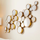 Bubbles Mirror | Gold