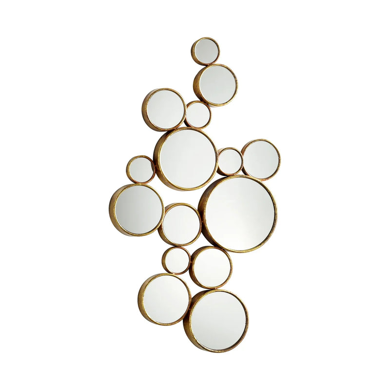 Bubbles Mirror | Gold