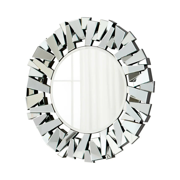 Circle Cityscape Mirror | Clear