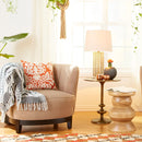 Summer Swirl Stool | Walnut