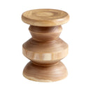 Summer Swirl Stool | Walnut
