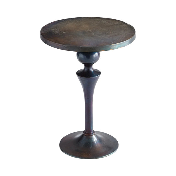 Gully Side Table | Bronze And Blue - Small