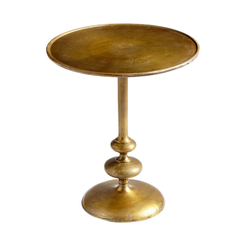 Tote Side Table | Antique Brass