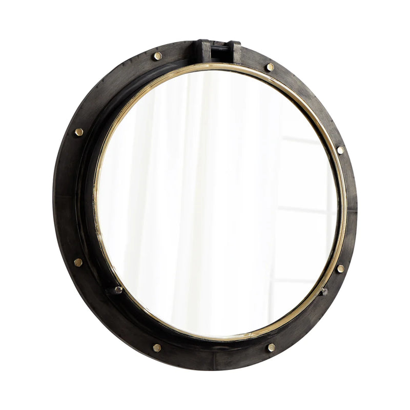 Barrel Mirror | Canyon Bronze And Gold