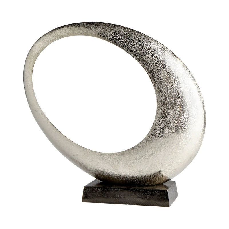 Clearly Through Sculpture | Raw Nickel - Small