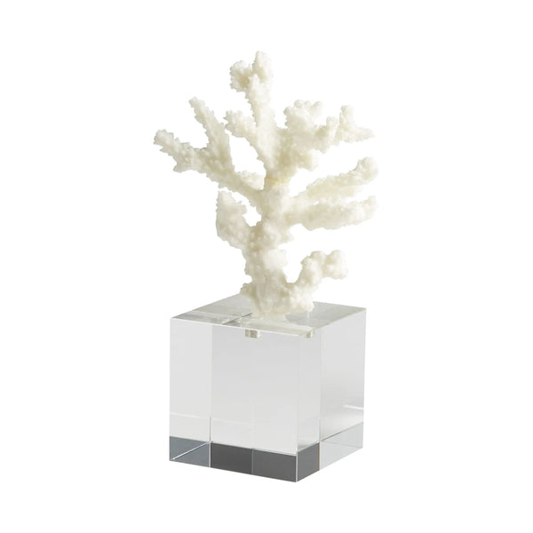 Cordelia Sculpture | White And Clear  - Small