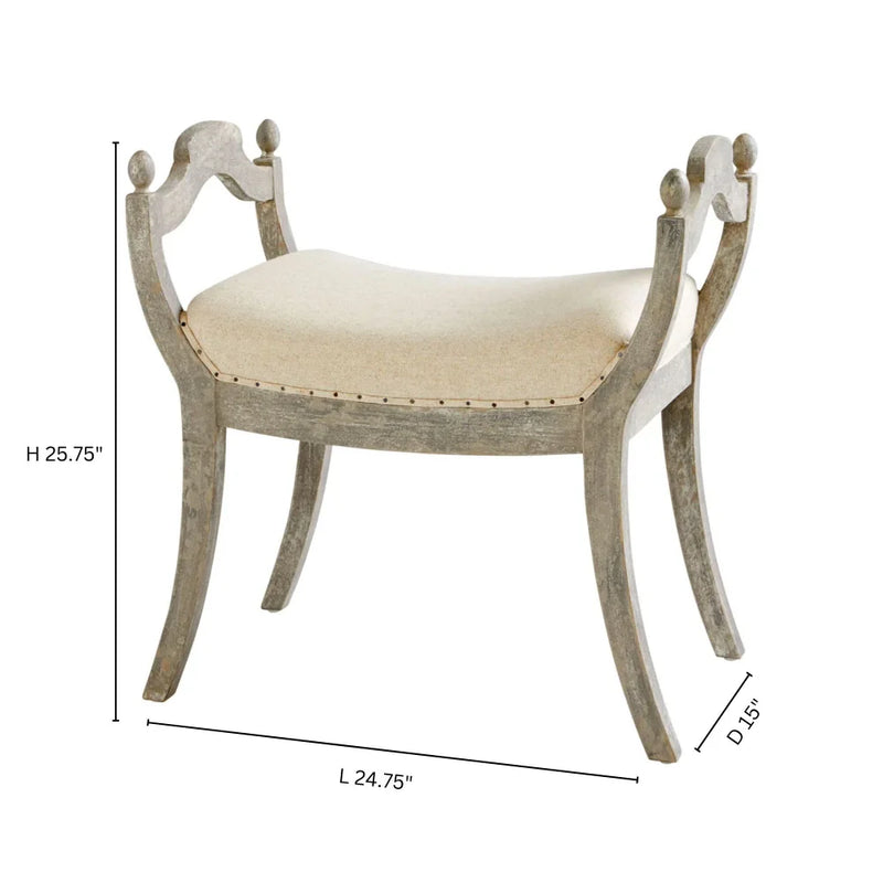 Alice Stool | Weathered Grey - Small