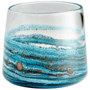 Rogue Vase | Blue & Gold Dust
