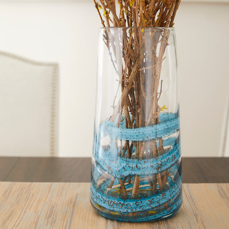 Rogue Vase | Blue & Gold Dust – Large