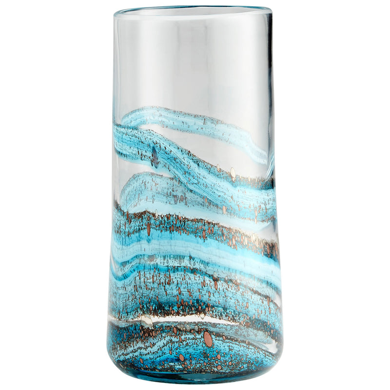 Rogue Vase | Blue & Gold Dust – Large