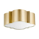 Wyatt Ceiling Mount | Aged Brass
