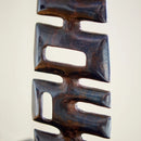 Chamberlin Sculpture | Cobalt Blue And Antique Brass