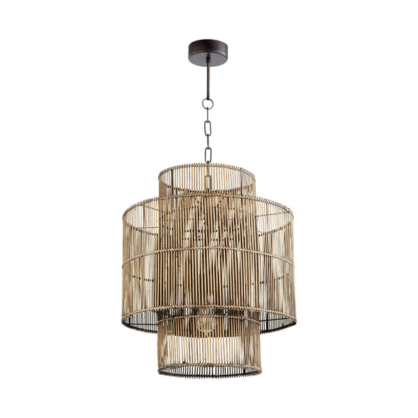 Hammond Pendant Bamboo | Rattan