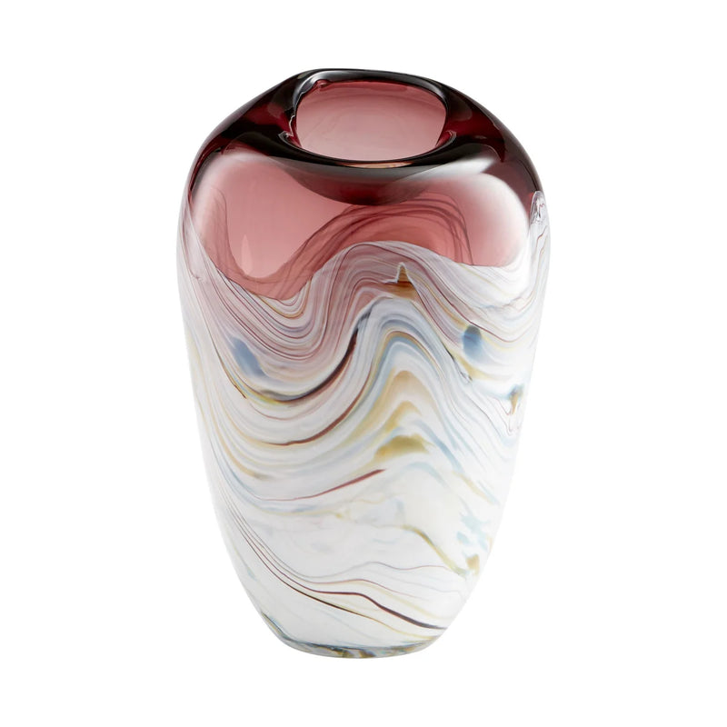 Sao Vase | Purple And White