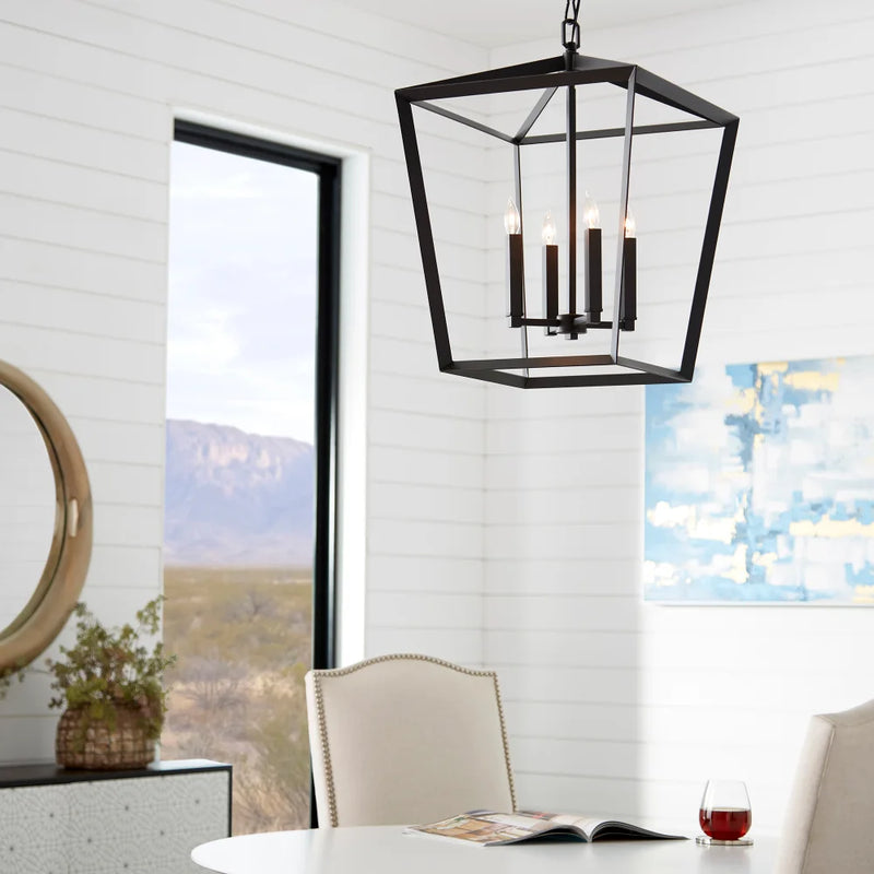 Hyperion Chandelier 4-Light | Black