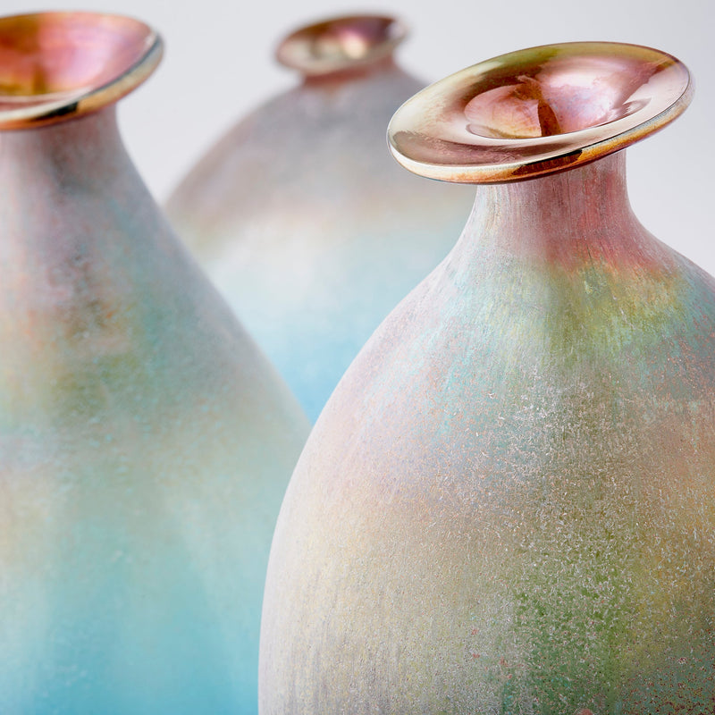 Sea Of Dreams Vase | Turquoise And Scavo – Small