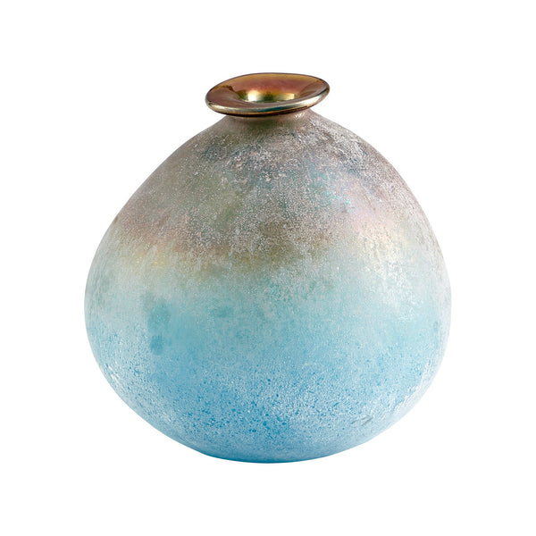 Sea Of Dreams Vase | Turquoise And Scavo – Small