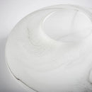 Moon Mist Vase | White And Black Swirl - Small