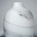 Moon Mist Vase | White And Black Swirl - Large