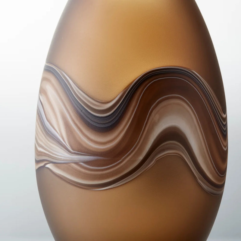 Nina Vase | Amber Swirl - Small