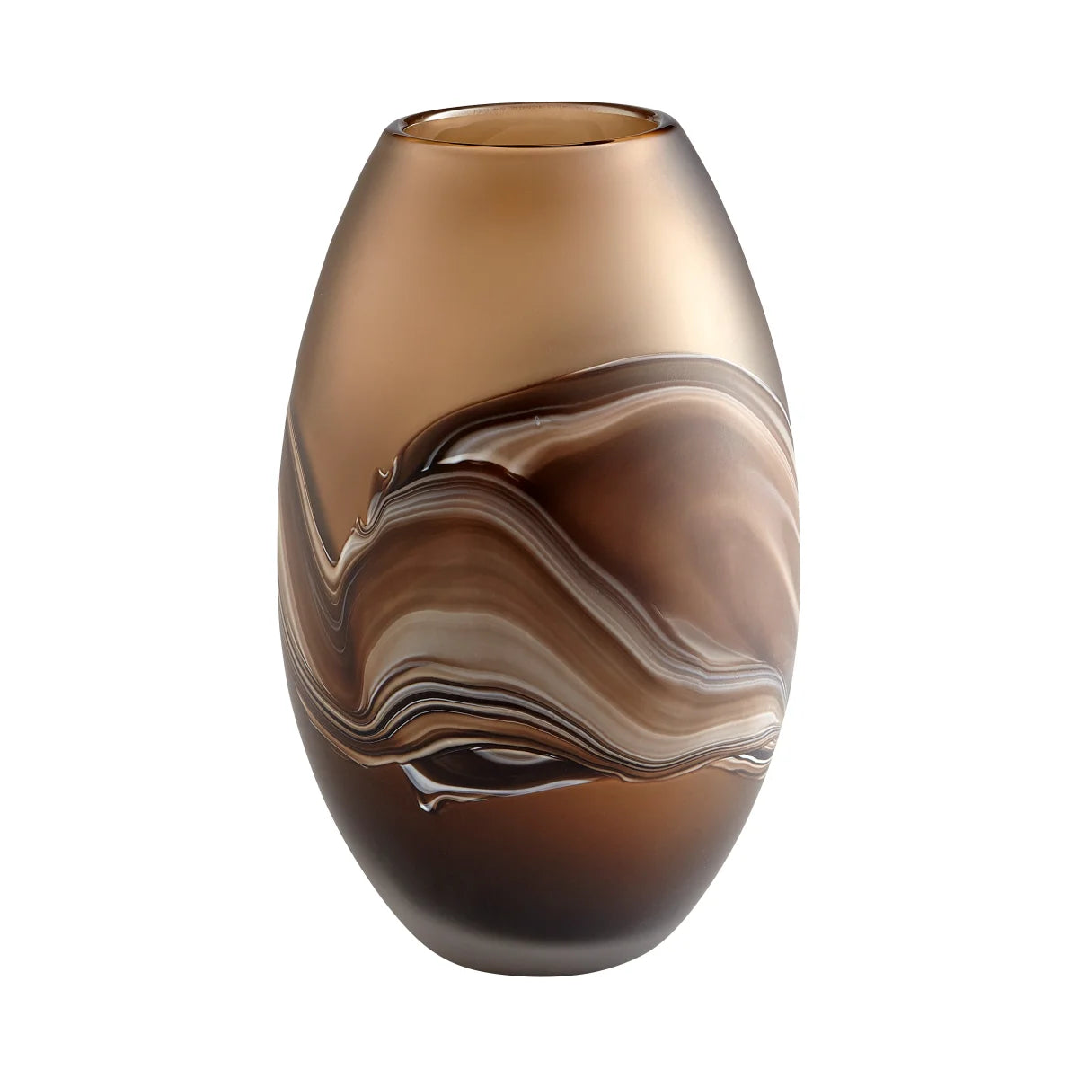 Nina Vase | Amber Swirl - Small