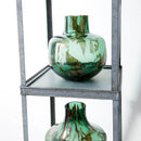 Maisha Vase | Green And Gold - Medium