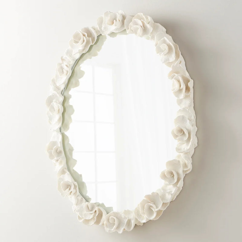 Gardenia Mirror | White