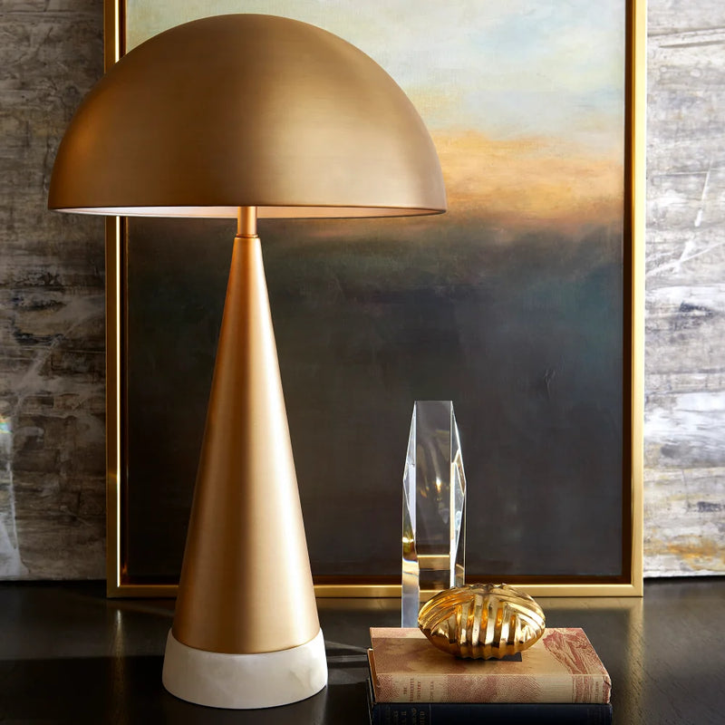 Acropolis Table Lamp | Aged Brass