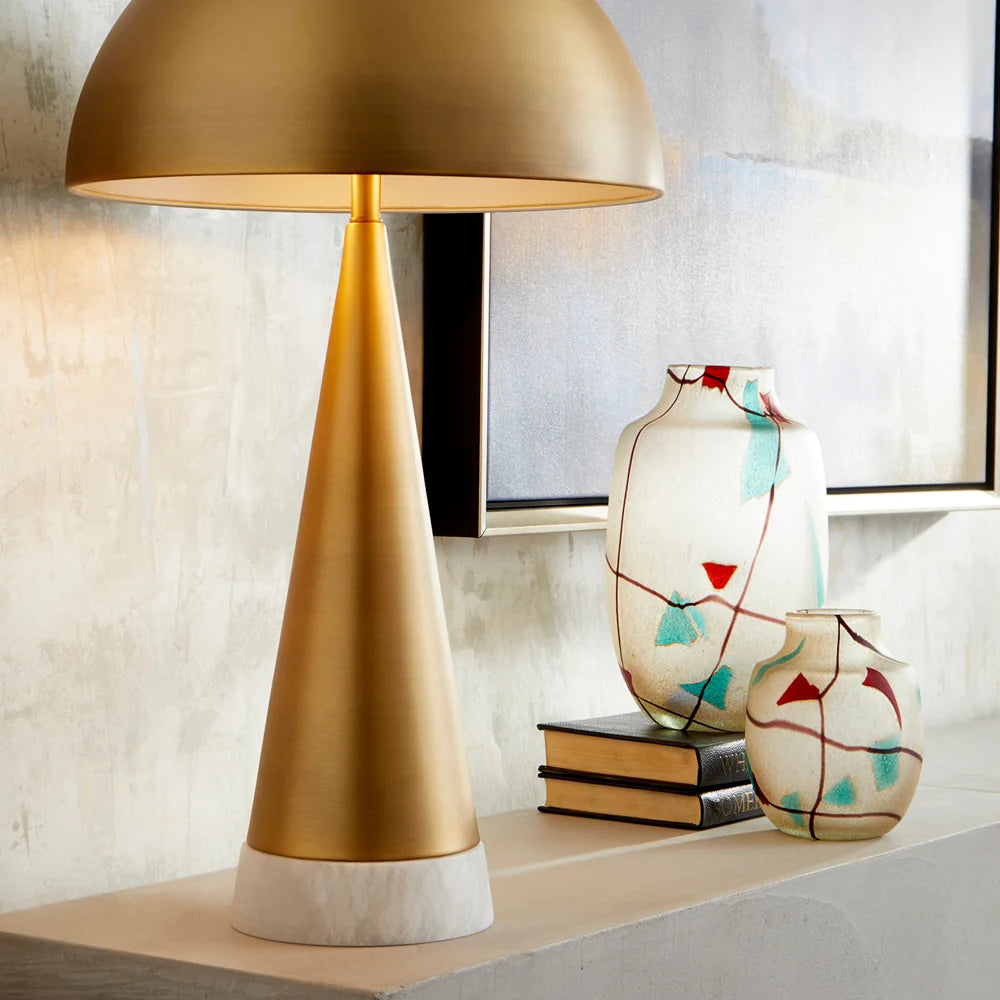 Acropolis Table Lamp | Aged Brass