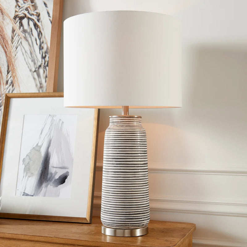 Bilbao Table Lamp | Satin Nickel