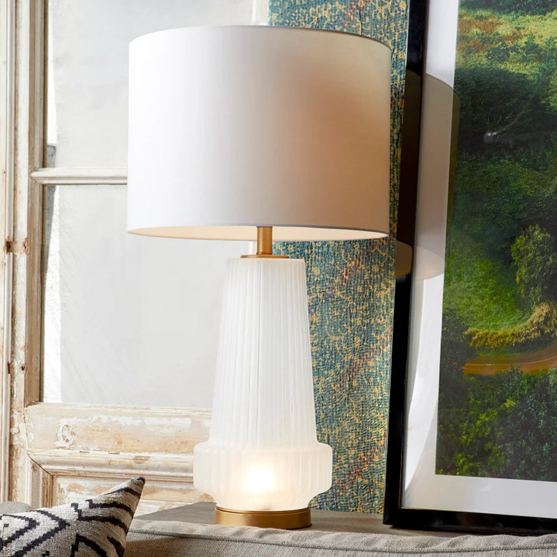 Mila Table Lamp | Aged Brass