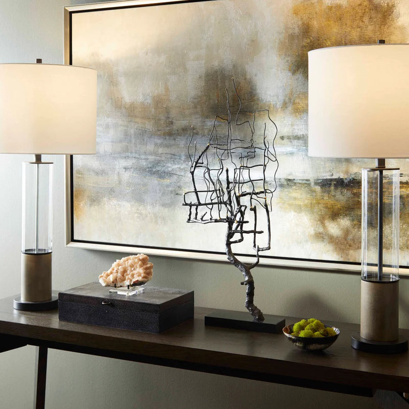 Colossus Table Lamp | Gunmetal