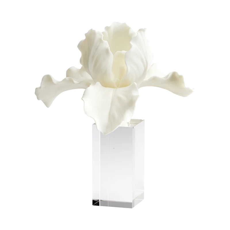 Iris Sculpture | White