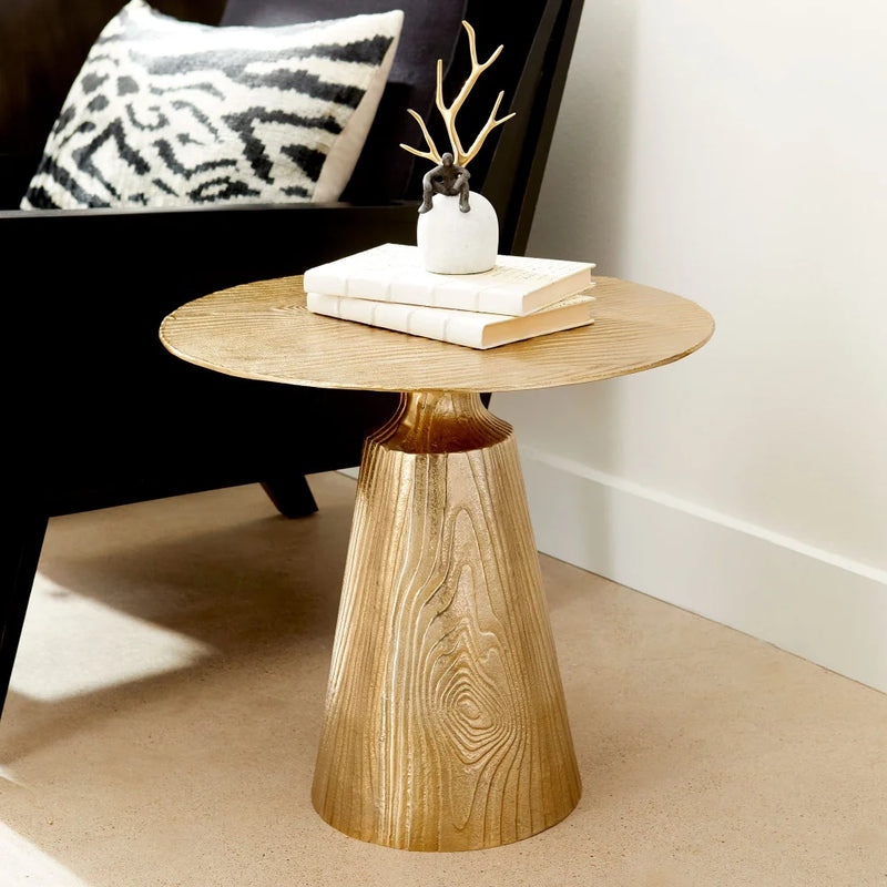 Oregonia Side Table | Brass