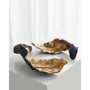 Oak Brush Sculpture | Black And Gold - Small