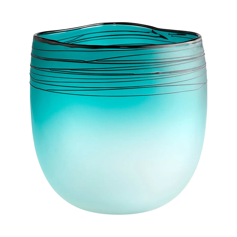 Kapalua Vase | Blue And White - Medium