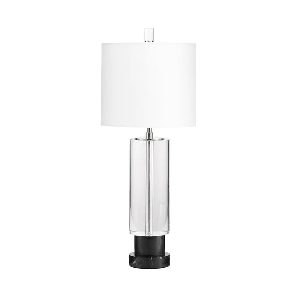 Gravity Table Lamp | Clear And Black