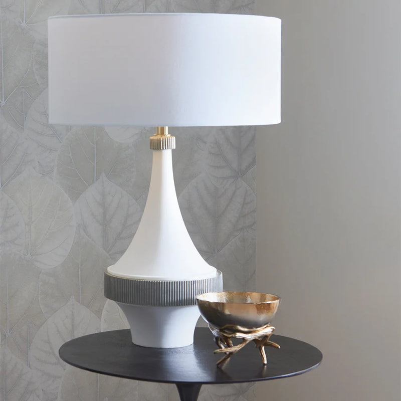 Saratoga Table Lamp | White