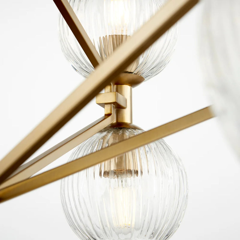 Helios Chandelier - | Aged Brass - Large