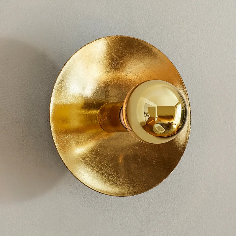 Artemis Wall Mount | Noir And Gold Leaf