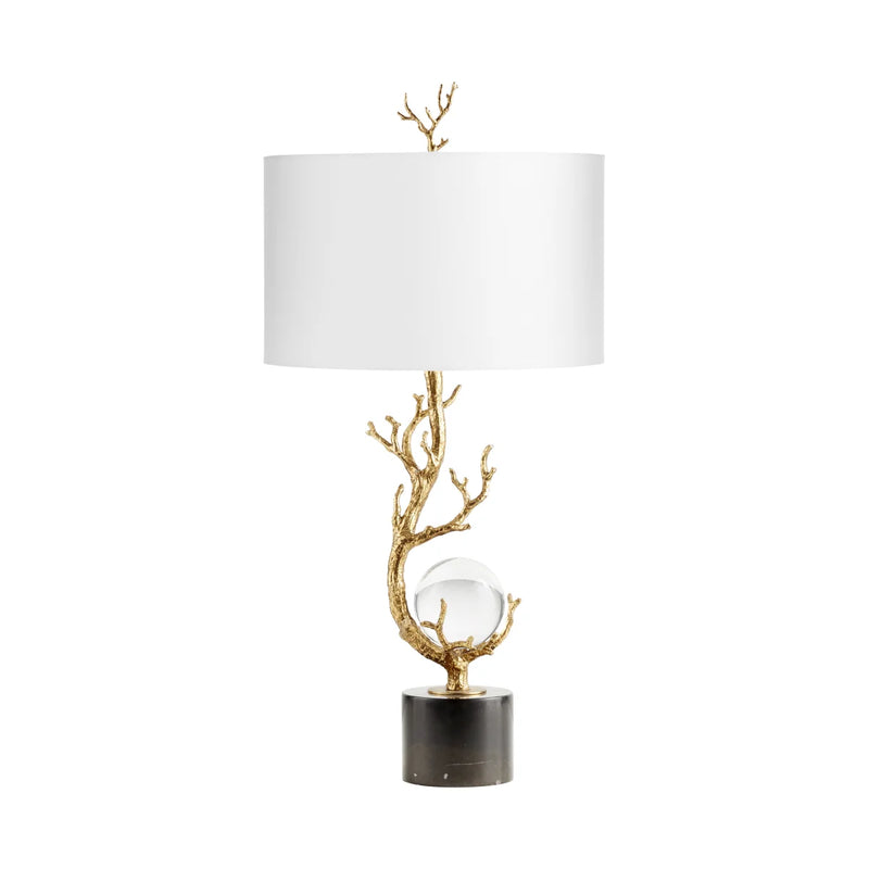 Autumnus Table Lamp | Gold Leaf