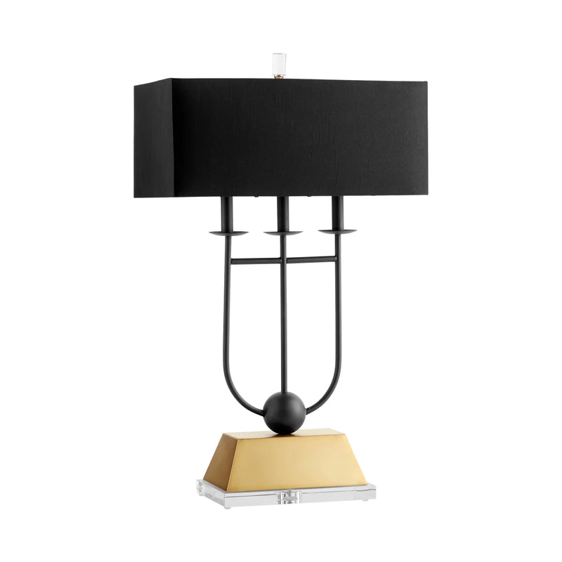 Euri Table Lamp | Black And Gold