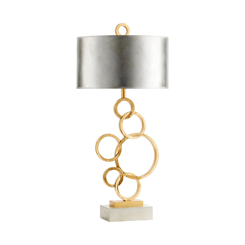 Cercles Table Lamp | Silver And Gold