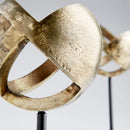 Grotto Sculpture | Antique Brass And Black - Small