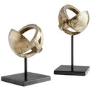 Grotto Sculpture | Antique Brass And Black - Small