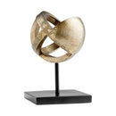 Grotto Sculpture | Antique Brass And Black - Small