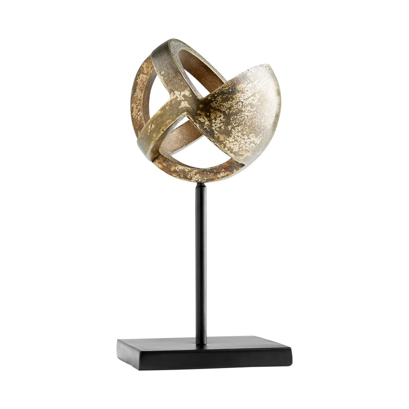 Grotto Sculpture | Antique Brass And Black - Large