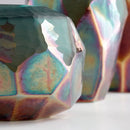 Roca Verde Vase | Green And Gold - Large