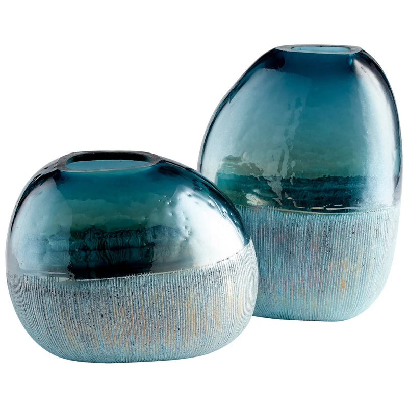 Cape Caspian Vase | Blue - Large