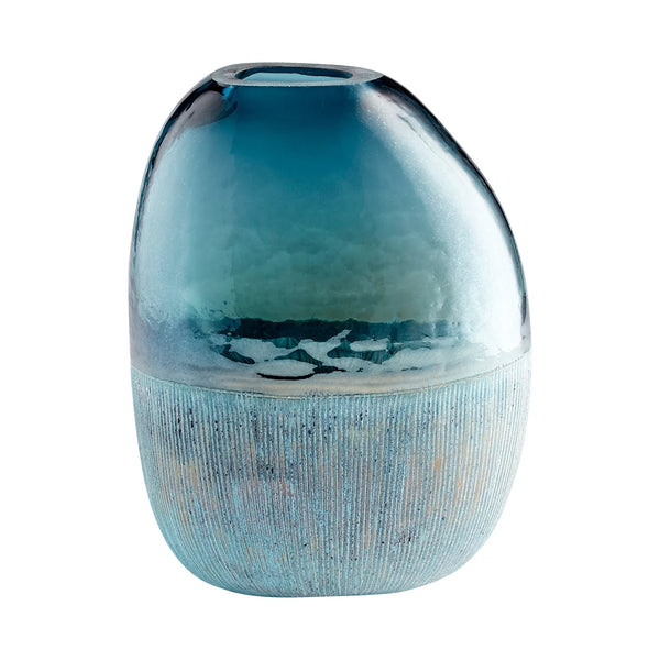 Cape Caspian Vase | Blue - Large